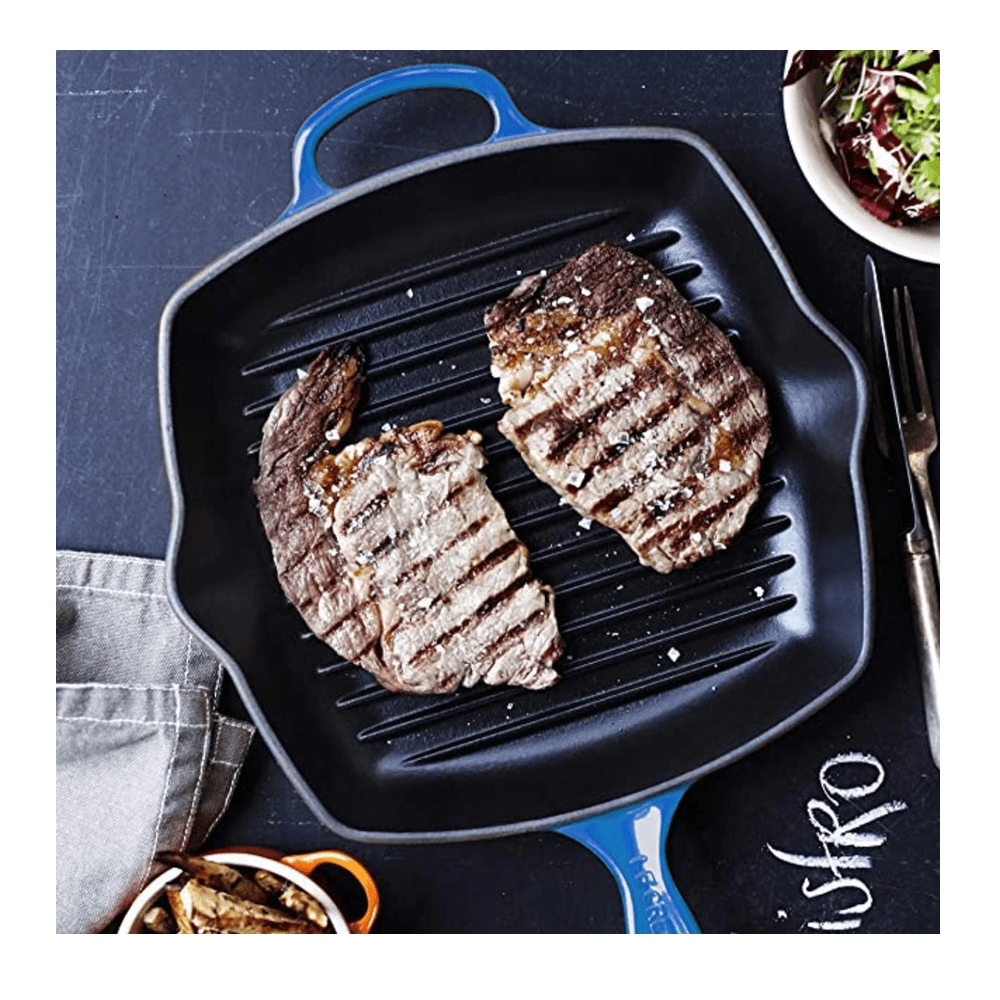 Grill Quadrado 26Cm Azul Marseille Signature Le Creuset coqueluchecasa