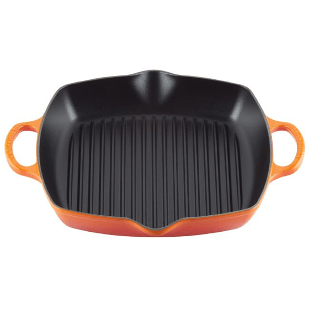 Grill Quadrado Fundo 30Cm Laranja Signature Le Creuset coqueluchecasa