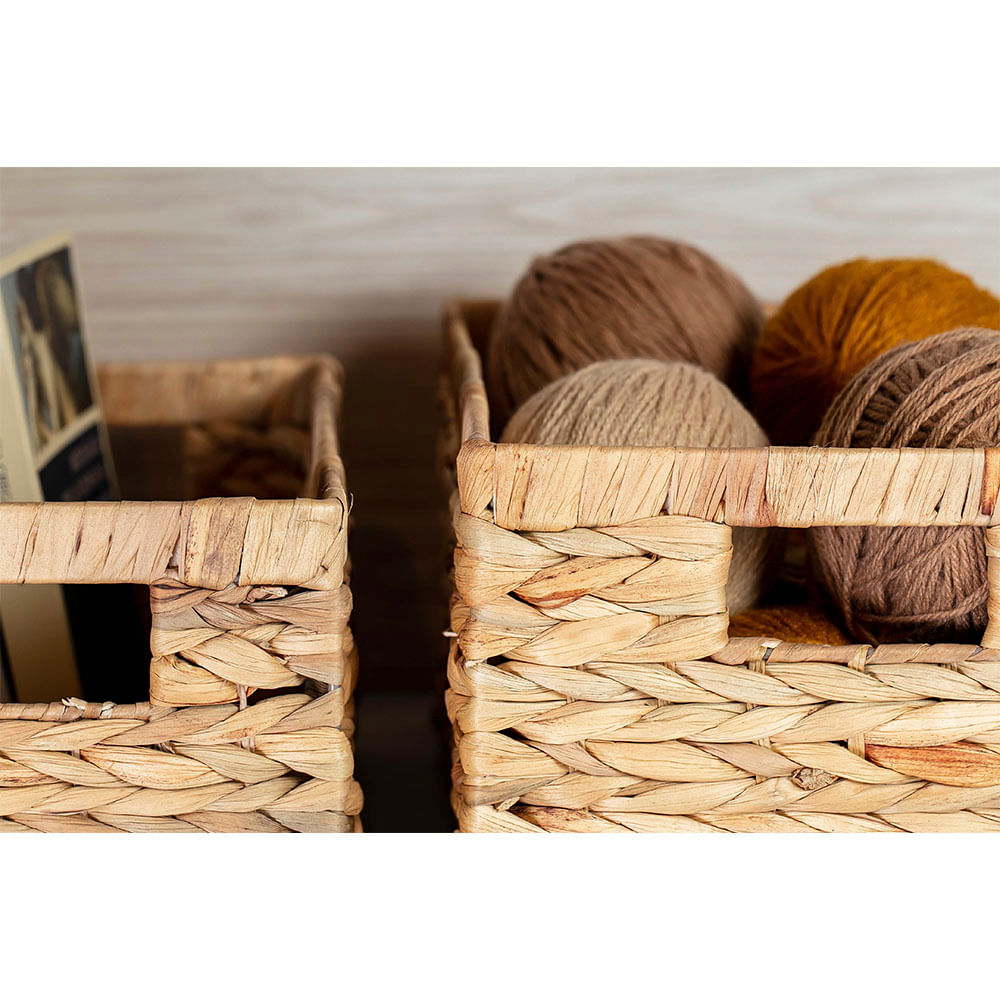 Caixa Organizadora Quadrada P 25Cm - Orgara - coqueluchecasa