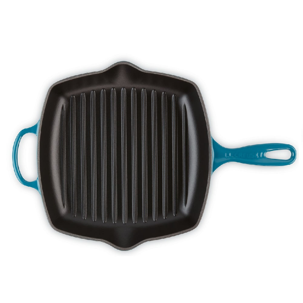 Grill Quadrado 26Cm Azul Marseille Traditional Le Creuset coqueluchecasa