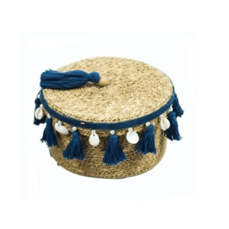 caixa_redonda_em_palha_azul_175cm_entrecasa caixa_redonda_em_palha_azul_175cm_entrecasa