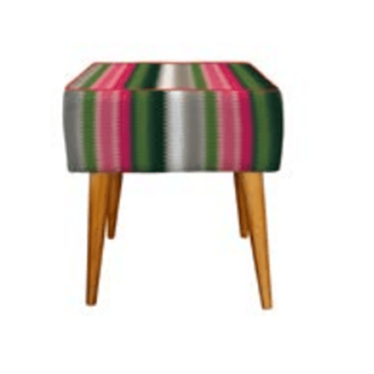 banqueta_retangular_listras_rosa_e_verde_35cm_renata_sader banqueta_retangular_listras_rosa_e_verde_35cm_renata_sader