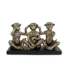 enfeite_3_macacos_ouro_velho_resina_24x16cm_entrecasa