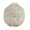 vaso_vidro_macrame_branco_redondo_23x21cm_entrecasa vaso_vidro_macrame_branco_redondo_23x21cm_entrecasa