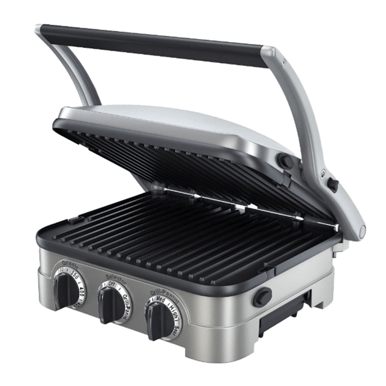 grill_eletrico_multiuso_griddler_aco_escovado_220v_cuisinart_infotel grill_eletrico_multiuso_griddler_aco_escovado_220v_cuisinart_infotel
