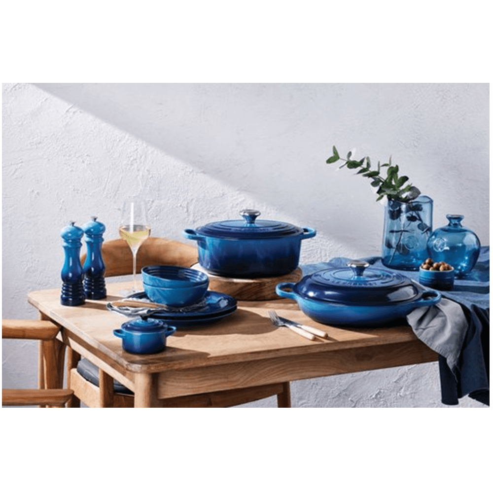 Grill Quadrado Azure Blue Signature 26Cm - Le Creuset - coqueluchecasa