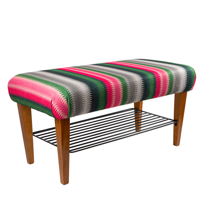 banco_sapateira_listras_rosa_e_verde_80x40cm_renata_sader banco_sapateira_listras_rosa_e_verde_80x40cm_renata_sader