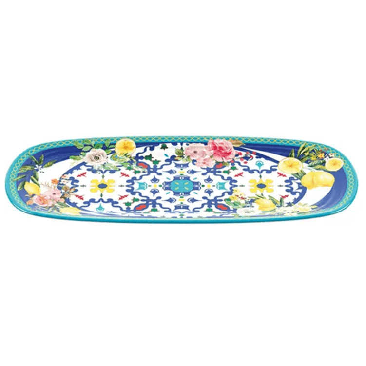 bandeja_retangular_flower_e_lemon_melamina_395x16cm_guzzini bandeja_retangular_flower_e_lemon_melamina_395x16cm_guzzini