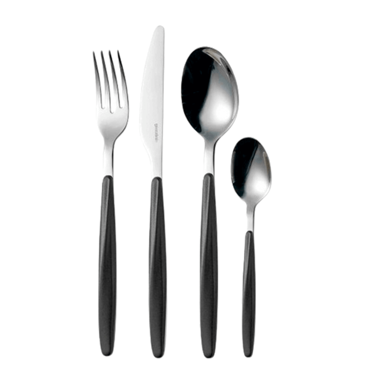 faqueiro_fusion_preto_24pecas_guzzini faqueiro_fusion_preto_24pecas_guzzini