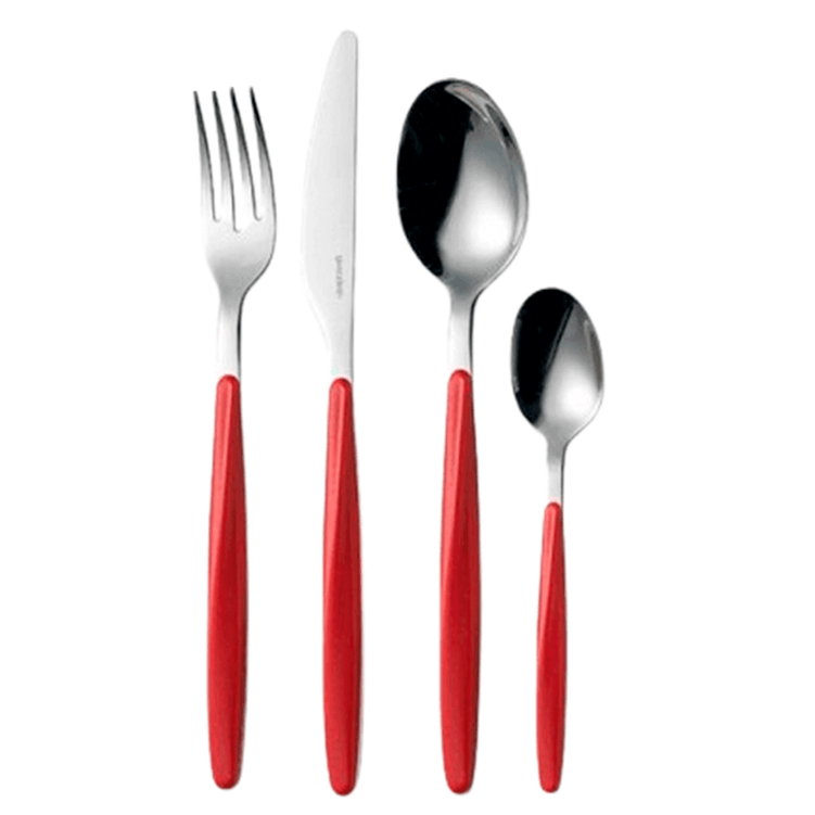 faqueiro_fusion_vermelho_24pecas_guzzini faqueiro_fusion_vermelho_24pecas_guzzini