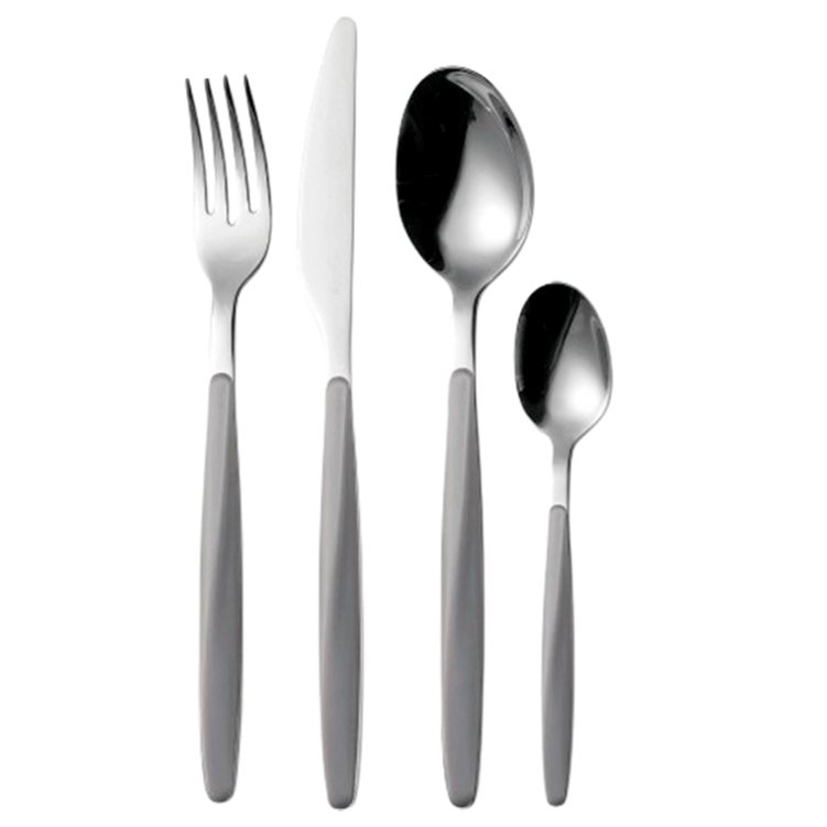 faqueiro_fusion_cinza_24pecas_guzzini faqueiro_fusion_cinza_24pecas_guzzini