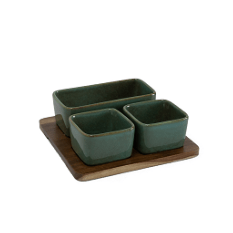 Petisqueira_em_Madeira_com_5_Bowls_em_Ceramica_Verde_Btc_43480 Petisqueira_em_Madeira_com_5_Bowls_em_Ceramica_Verde_Btc_43480