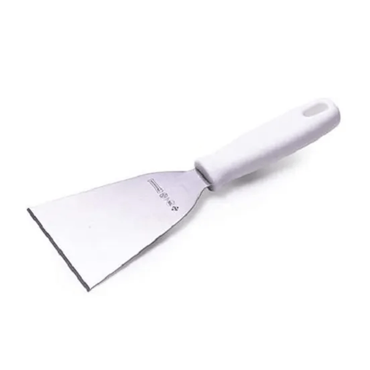 espatula_reta_inox_cabo_branco_10cm_hercules espatula_reta_inox_cabo_branco_10cm_hercules