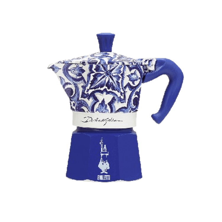 cafeteira_italiana_moka_express_azul_3xicaras_dolce_e_gabbana_bialetti cafeteira_italiana_moka_express_azul_3xicaras_dolce_e_gabbana_bialetti