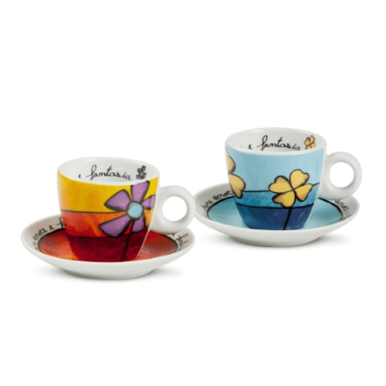 xicara_espresso_com_pires_vermelho_e_azul_2pecas_90ml_egan_italy xicara_espresso_com_pires_vermelho_e_azul_2pecas_90ml_egan_italy