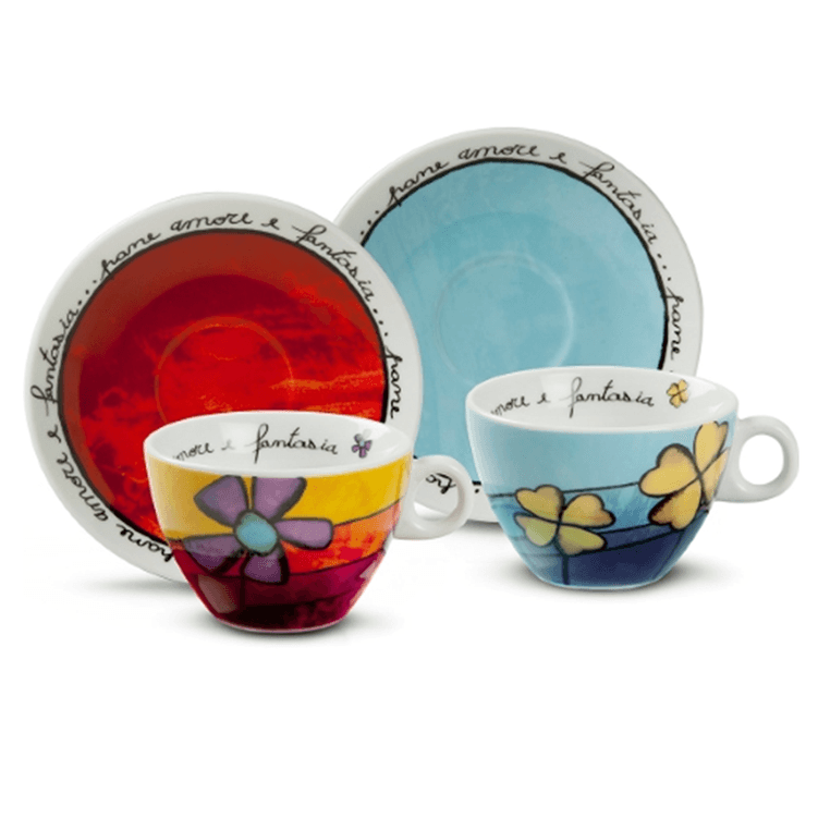 xicara_cappuccino_com_pires_vermelho_e_azul_2pecas_250ml_egan_italy xicara_cappuccino_com_pires_vermelho_e_azul_2pecas_250ml_egan_italy