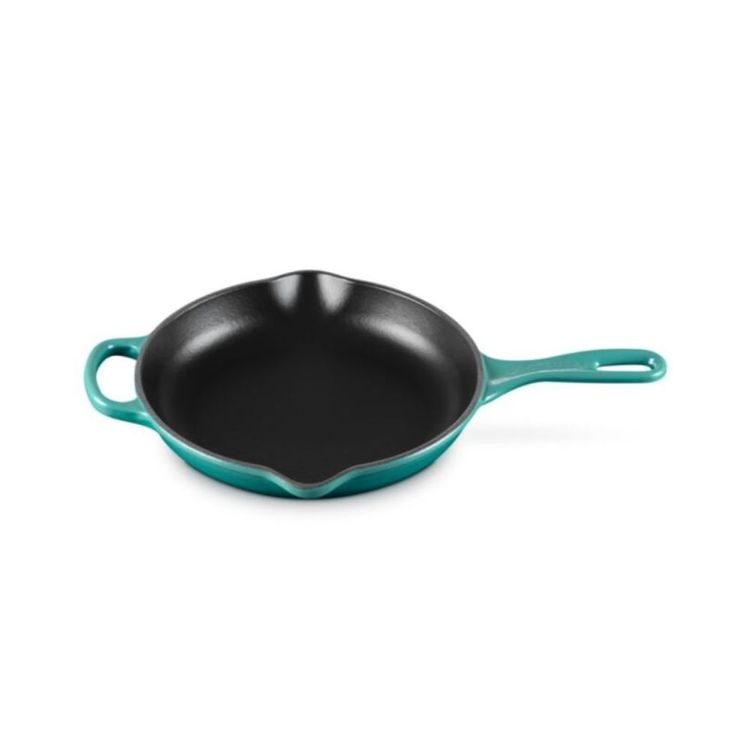 skillet_redonda_23cm_calca_bleu_riviera_sinature_lecreuset skillet_redonda_23cm_calca_bleu_riviera_sinature_lecreuset