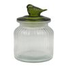 Pote_Vidro_Canelado_Passaro_Verde_600ml_Tuut