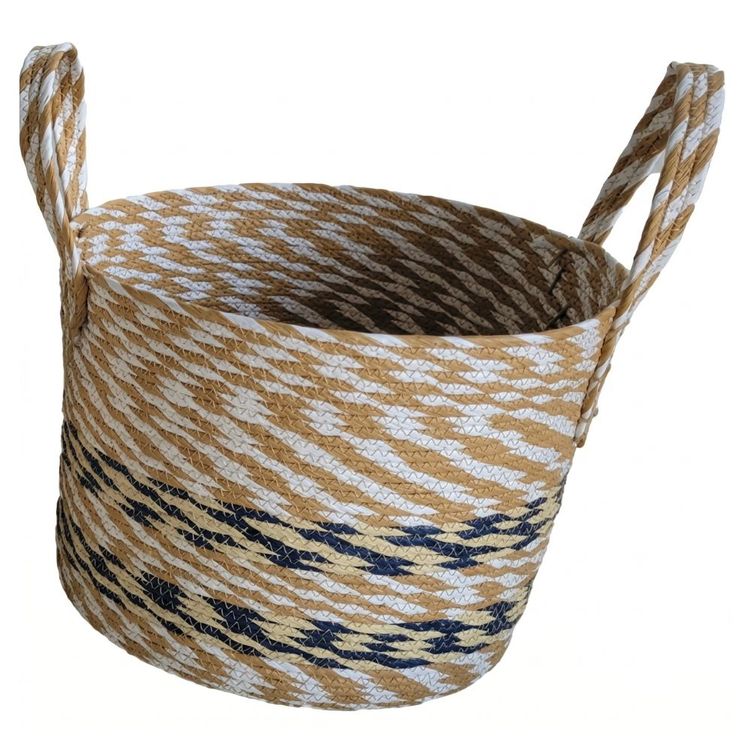 CESTO_ALCA_LISTRAS_AZUL_BRANCO_G_33X33X28CM_TUUT CESTO_ALCA_LISTRAS_AZUL_BRANCO_G_33X33X28CM_TUUT