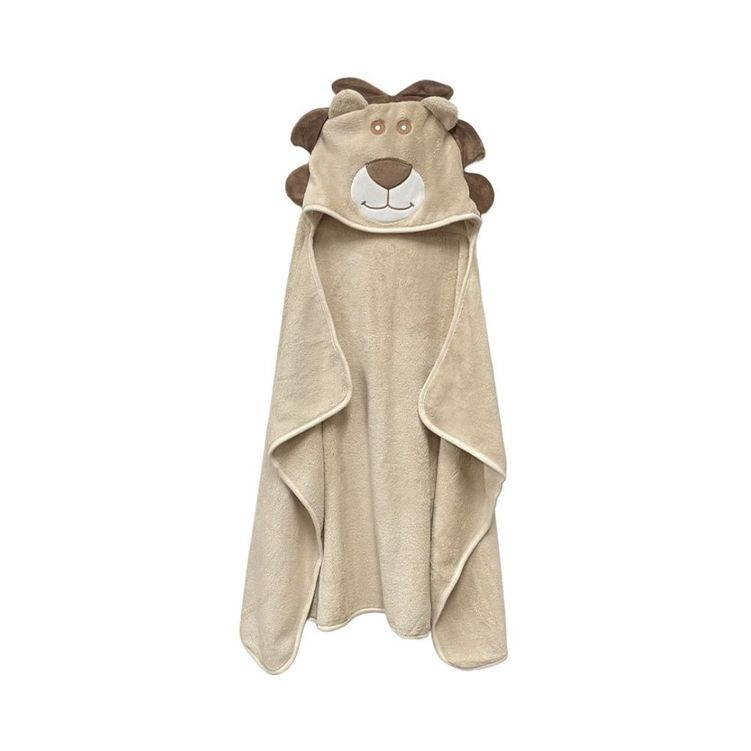 TOALHA_INFANTIL_LEAO_BEGE_LACO_HOME