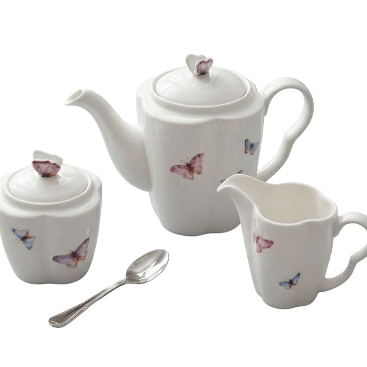 JOGO_3PCS_CHA_BORBOLETA_PORCELANA_WOLFF JOGO_3PCS_CHA_BORBOLETA_PORCELANA_WOLFF