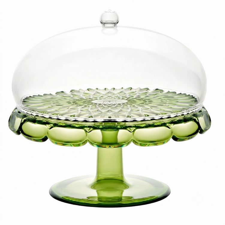 PRATO_BOLO_PEDESTAL_BIO_PLAST_VANITY_ACQUA_WATERLILY_GREEN_GUZZINI