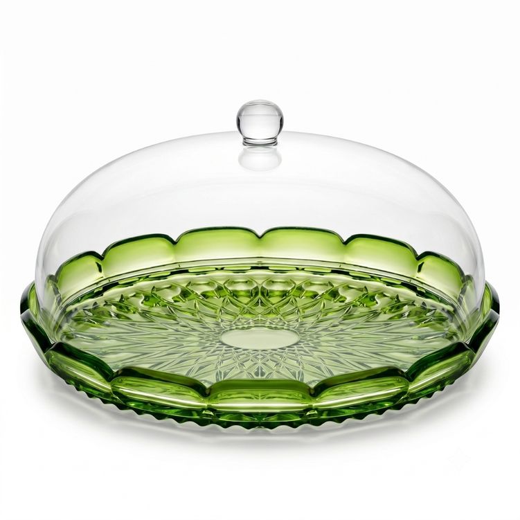 PRATO_BOLO_BIO_PLAST_VANITY_ACQUA_WATER_LILY_GREEN_30X16CM_GUZZINI