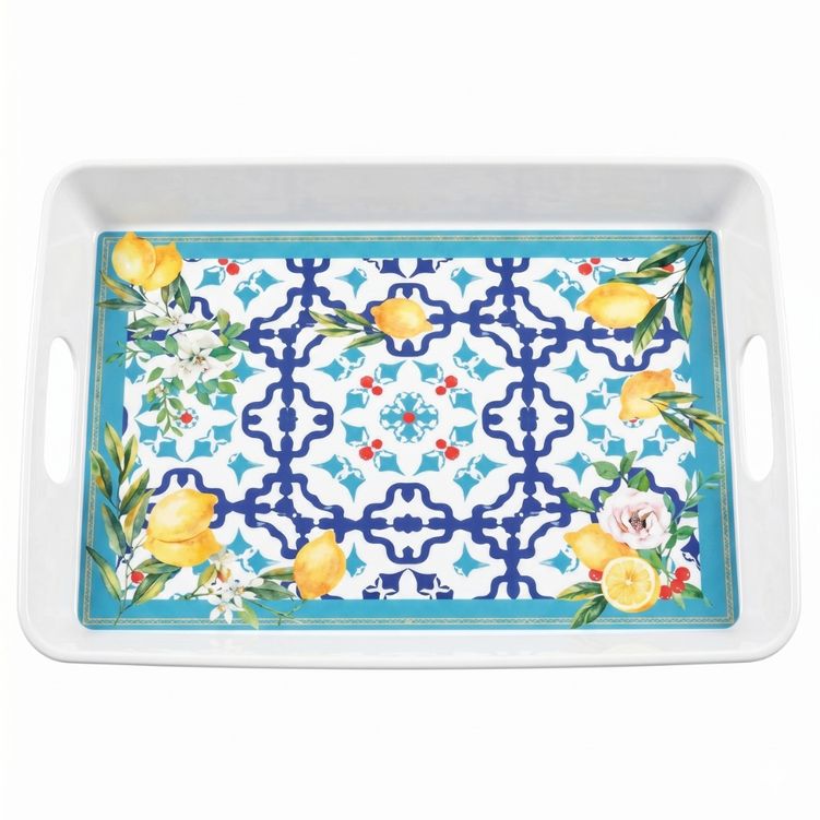 BANDEJA_SEVIR_ALCA_FLOWER_LEMON_MELAMINA_47.7X34X5.3CM_GUZZINI