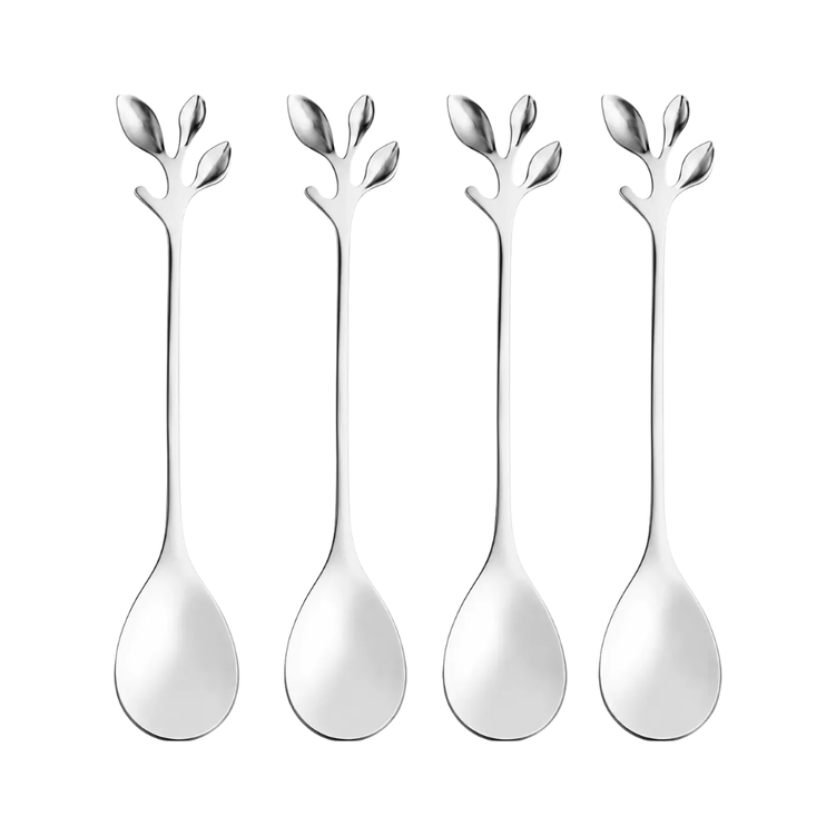 CONJUNTO_4PCS_COLHERES_ACO_INOX_CHA_LEAVES_PRATA_WOLFF